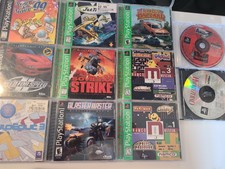 Original Authentic PS1  Sony PlayStation Lot of 11 games Bust a Move SF 3 Alpha