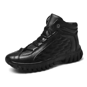Men Lace Up Waterproof Non-Slip Ankle Boots Casual Walking Sneakers Hiking Shoes - Picture 1 of 12
