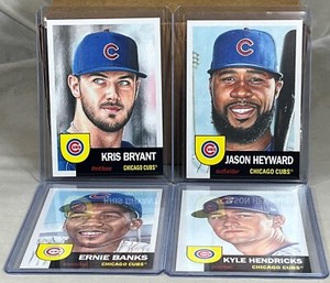 2019 TOPPS LIVING SET CHICAGO CUBS TEAM LOT BRYANT HEYWARD ERNIE BANKS HENDRICKS