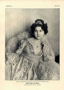 Maria Labia als Tosca in Puccinis Musikdrama in der Berliner Komischen Oper 1907 - Bild 1 von 1