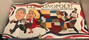 Juego Clintonpoly The Great American Sell Off 1995 DE COLECCIÓN SELLADO con defecto - Imagen 1 de 5