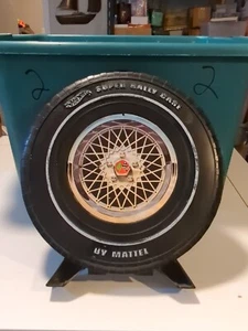 Vintage 1968 Mattel Hot Wheels Super Rally Diecast Car Tire Storage Case Holds24 - Picture 1 of 11