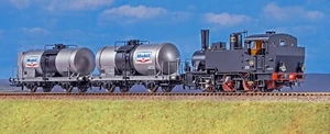 RIVAROSSI convoglio art. HR2788 Locotender Gr 835 283 +set carri cisterna Mobil - Imagen 1 de 1