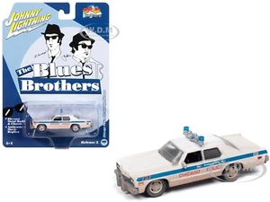 1975 DODGE MONACO CHICAGO PD "BLUES BROS" 1/64 JOHNNY LIGHTNING JLPC015-JLSP396 - Picture 1 of 1