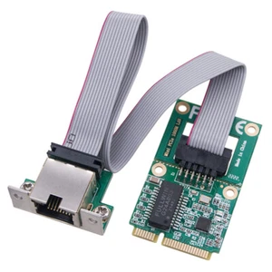 Gigabit Ethernet NIC Adapter RTL8111H Mini PCIe Network Adapter for Desktop PC - Picture 1 of 8