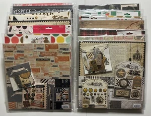My Mind's Eye 12x12 Paper Pack Scrapbook Kit-Lots & Found, Market Street, & More - Picture 1 of 106