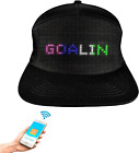 Bluetooth Led Message Hat Animated Display for Party Mystery Black