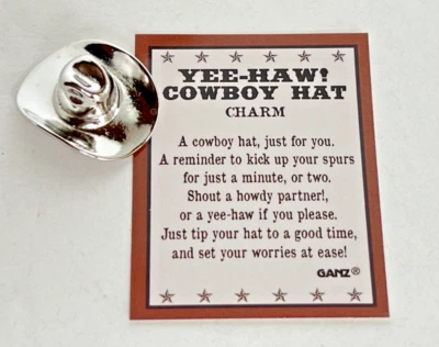 Todo "Yee-Haw! SOMBRERO DE VAQUERO" Dije Ficha de Bolsillo con Tarjeta de Poema 1" Foto 1 de 4