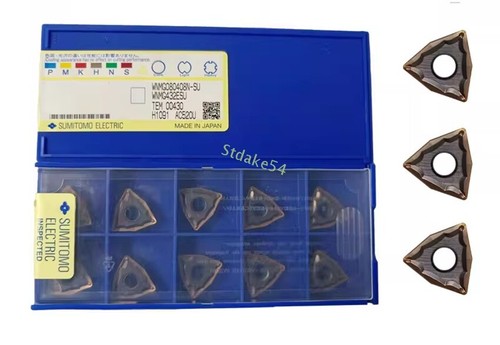 New Sumitomo Carbide Inserts Cnmg120402n-su Ac520u 10pcs/box - Foto 4