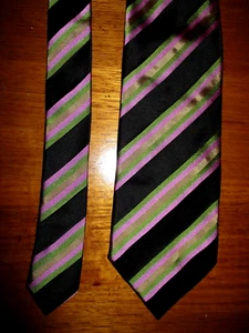 NEW ANTHONY SQUIRES MENS DESIGNER STRIPED SILK TIE GERMANY FREE POST - Picture 1 of 2