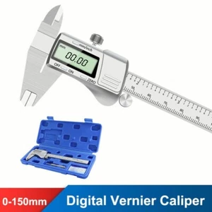0-150mm Digital Caliper LCD Electric Vernier Caliper Gauge Measuring Micrometer - Picture 1 of 5