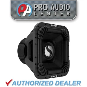 49L7X151 KICKER Solo-X 15" L7X High Excursion SPL Competition Square Subwoofer - Picture 1 of 7