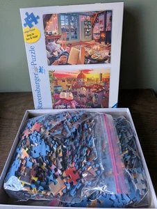 Ravensburger Cozy Retreat & Cozy Wine Terrace 2 x 500 Piece Puzzles - Picture 1 of 6
