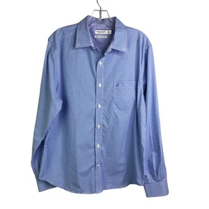 Camisa con botones Nautica para hombre talla grande azul claro resistente a las arrugas ajuste clásico - Imagen 1 de 8