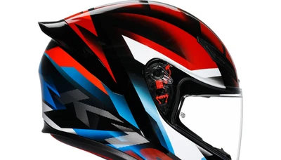 Casco AGV K1 S - Fastlap - Negro/Rojo/Azul - Grande 0101-18073 Foto 1 de 3