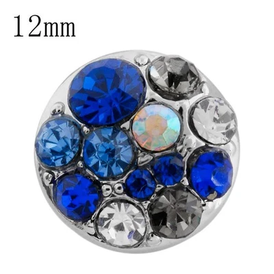 Mini racimo de diamantes de imitación azul y multicolor de joyería a presión de 12 mm para Petite Access. Foto 1 de 2