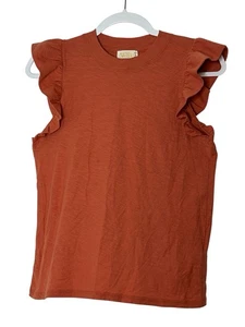 Nation LTD XS Paulette Top Women’s XS Hopeless Romantic Pima Cotton Stretch - Picture 1 of 6