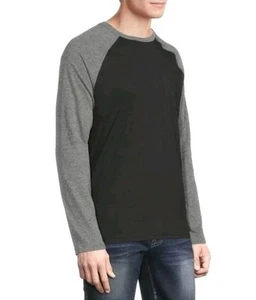 George Men's Long Sleeve Crewneck Raglan T-Shirt 3 Lot Multicolor L/2XL/3XL NWT - Picture 1 of 18