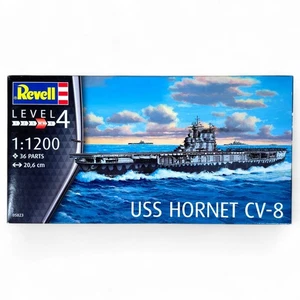 2017 Revell USS Hornet CV-8 Aircraft Carrier 1:1200 Scale Kit #05823 ☆New Sealed - Picture 1 of 11