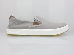 Olukai Wai'alae Slipper Golfschuhe Herren grau Canvas Freizeit Alltag Gr. 11,5 - Bild 1 von 14