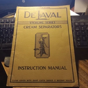 delaval separatore crema manuale istruzioni serie sterling originale vintage - Foto 1 di 5