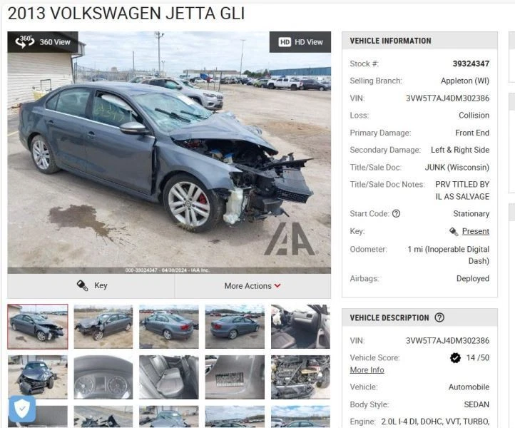 AC Compressor Engine ID Ceta Fits 09-15 AUDI TT 4277157 - Изображение 1 из 4