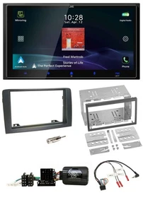 JVC USB Bluetooth 2DIN DAB Lenkrad Autoradio für Fiat Idea 2006-2012 grau - Bild 1 von 11