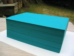345 CARTONS "PARASOL" TURQUOISE - 220 g./ rm2 - 21 x 29,7 cm - Photo 1/1
