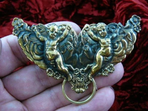 #E-465) Cupid Cherub angel Eyeglass pin pendant ID badge holder loop glasses - Picture 1 of 1