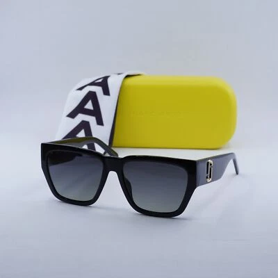 MARC JACOBS MARC 646/S 008A WJ Black Grey/Grey Gradient Polarized 57-16-145 S... - Image 1 of 4
