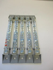 HOFFMAN PENTAIR COMP, 10" GROUNDING BARS (5) MOUNTING BRACKETS, 13 POSITION - Picture 1 of 6