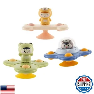 Hundredmore 3PCS Suction Cup Spinner Toy for Baby 12-18Months, Bath Toys for - Picture 1 of 5