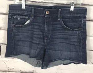 Pantaloncini jeans blu lunghi elasticizzati American Eagle donna taglia 12 - Foto 1 di 4