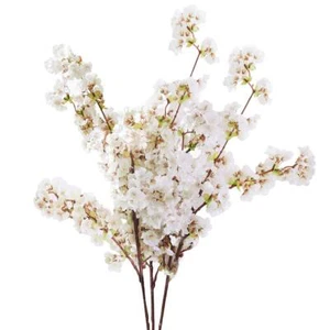 Silk Cherry Blossom Branches Artificial Cherry Blossom Tree Stems Faux Cherry... - Picture 1 of 9
