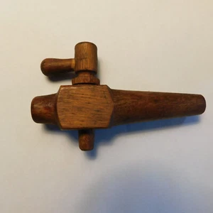 Vintage Wooden Barrel Tap Keg Bung Spigot Primitive Rustic Unique Size 3 1/2" - Picture 1 of 7