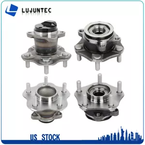 Wheel Bearing Hub For Nissan Sentra 2013 2014 2015-2019 2 Pcs Front + 2 Pcs Rear - Picture 1 of 18
