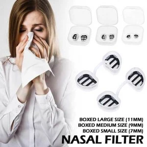 Comfortable Invisible Nasal Filters Pollen Allergy Breathable Nose Dust Filter ~ - Picture 1 of 14