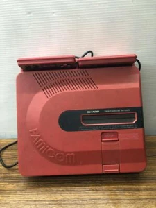 Consola Sharp Twin Famicom AN-500R Nintendo Roja de Japón - Imagen 1 de 7