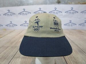 NICE 2000 Sydney Olympics UPS Worldwide Partner Brown Black Strapback Hat Cap