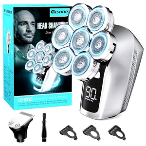 Head Shaver for Bald Men Upgraded 7D Electric Razor Cordless Rechargeable Beard - Picture 1 of 7