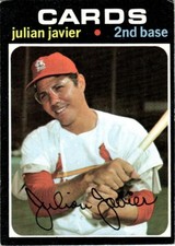 1971 Topps Julian Javier St. Louis Cardinals #185