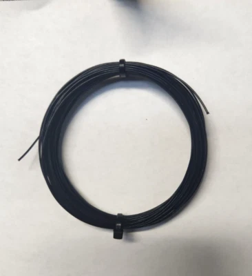 Fio Belden 83000 30 AWG preto Mil-Spec PTFE encalhado banhado a prata 30 pés - Imagem 1 de 3