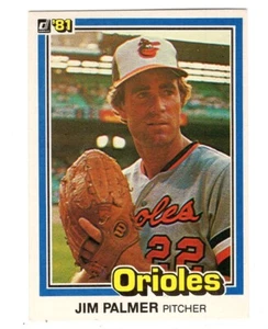 1981 Donruss #473 Jim Palmer Baltimore Orioles Baseball Card HOF - Picture 1 of 2