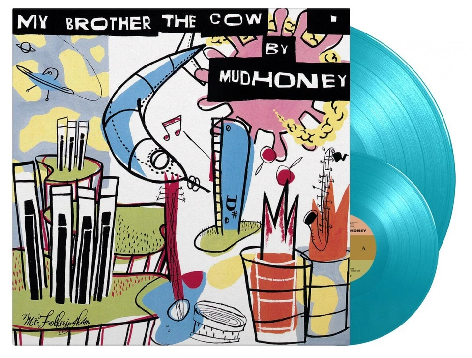 MUDHONEY - My Brother The Cow 2021 Dutch 180 Gram Turquoise Vinyl LP + 7" New Foto 1 de 1