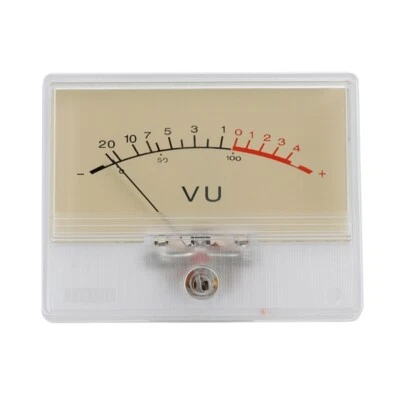 Backlit VU Meter Pointer Type DC500uA Digital Amplifier Volume Meter Power - Bild 1 von 4