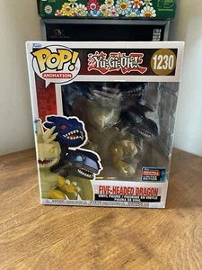 Funko Pop! 2022 Fall Convention Exclusive Yu-Gi-Oh Five-Headed Dragon 1230 - Picture 1 of 1