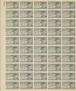 Catálogo Brookman Scott # 998 (hoja de 50) centrado en estado bastante bueno (MNH): $20,00 - Imagen 1 de 1