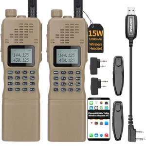 Baofeng AR-152 15W Walkie Talkies große Reichweite Dual Band VHF/UHF Zwei Wege Amateurfunk - Bild 1 von 11