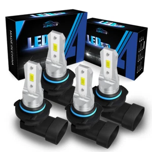 AUIMSOCO 9005+9006 Combo LED Lights High + Low Beam Bulbs 6000K Cool White X3 - Picture 1 of 12