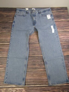 Denizen Levi's NEW NWT Mens 285 Relaxed 42x30 Light Blue Denim Jeans Straight - Picture 1 of 6